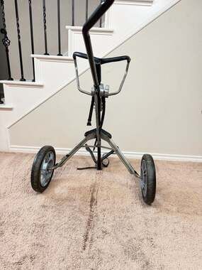 Double Eagle DE400 Golf Push Pull Cart Folding 3 Wheel